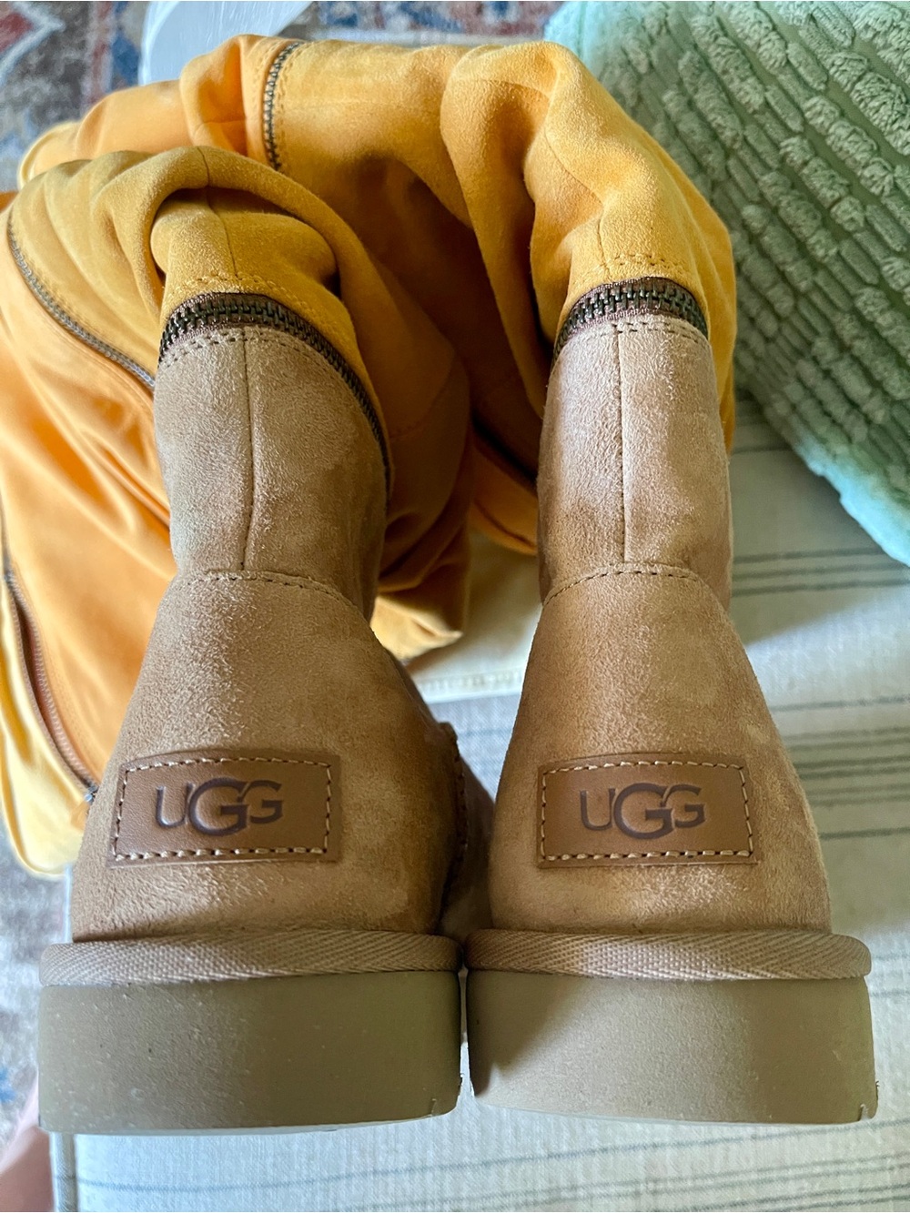 UGG Classic Ultra Ultra Tall Convertible Over The Knee Boots Chestnut Multi Sz 9 - Picture 11 of 12